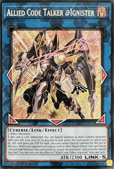 Allied Code Talker @Ignister - ALIN-EN051 -  Secret Rare - 1st Edition
